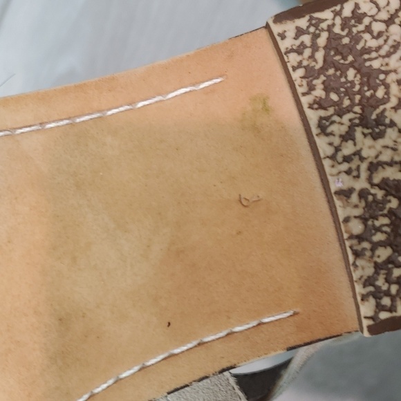 Sam Edelman Womens Katya Gladiator Suede Zip Back Lace Up Sandals shoes sz 8M - Picture 11 of 12